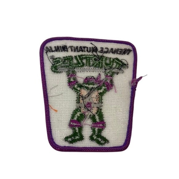 Vintage Teenage Mutant Ninja Turtles Donatello 1989 Patch NOS - Picture 2 of 2